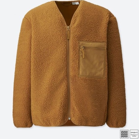Uniqlo U Jackets & Blazers - Uniqlo U Lemaire Teddy Fleece zip-up